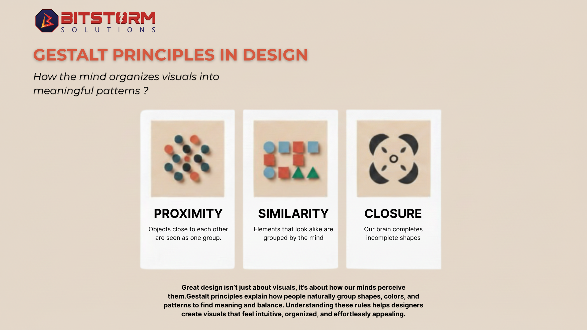 Gestalt Principles in Design: How the Mind Organizes Visuals into Meaningful Patterns